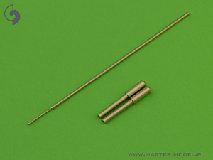 Aircraft detailing sets (brass) 1/32 Messerschmitt Me-163A Komet - armament set (MG 151 barrel tips) & Pitot Tube (designed to be used with Hasegawa kits) 