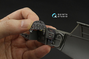 Bf 109G-5/Bf 109G-6 3D-Printed & coloured Interior on decal paper (Airfix)