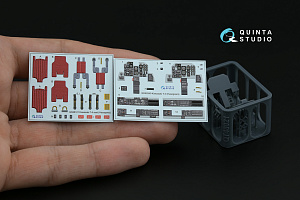 Kawasaki T-4 3D-Printed & coloured Interior on decal paper (Hasegawa) (with 3D-printed resin parts)
