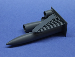 Additions (3D resin printing) 1/32 Mirage III fuel tanks 1300l.2 pcs. set (KepModels)
