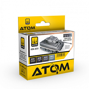 ATOM Dunkelgrau Modulation Set 20 ml x 4 (Ammo Mig)