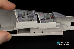 RF-4C Phantom II (late without DMAS) 3D-Printed & coloured Interior on decal paper (Hasegawa) (with 3D-printed resin parts)