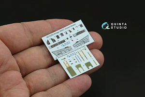 Mirage 2000C 3D-Printed & coloured Interior on decal paper (Dream Model)