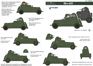 Decal 1/72 Ba-20 (Colibri Decals)