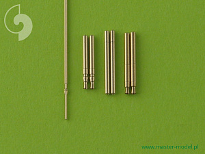 Aircraft detailing sets (brass) 1/72 Focke-Wulf Fw-190A-2/Fw-190A-5 armament set (MG.17, MG.FF, MG.151 barrel tips) and Pitot Tube