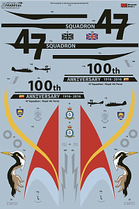 Decal 1/72 RAF Lockheed C-130J Hercules C.5 Special Schemes Pt2 (1) (Xtradecal)