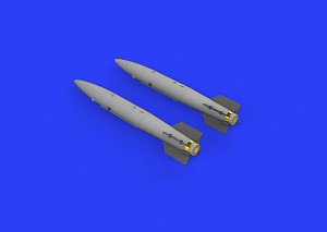 Additions (3D resin printing) 1/48 B43-1 Nuclear Weapon with SC43-4/-7 tail assembly