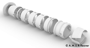 Additions (3D resin printing) 1/48 ¶The SNECMA Atar 9B engine nozzle for the Dassault Mirage IIIC/CJ models (A.M.U.R.Reaver) 