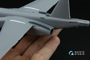 Su-25 Exterior Set Pt.2: rivet lines, small intakes, flare dispensers, harches and panels (Zvezda)