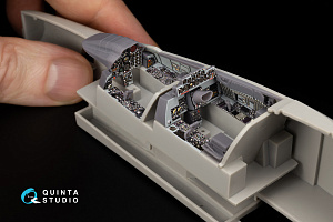 RF-4C Phantom II (late without DMAS) 3D-Printed & coloured Interior on decal paper (Hasegawa) (with 3D-printed resin parts)