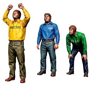 Addition (resin) 1/48 US Navy Deck Crew WWII, Set 3 (3 Figures) (SX-Art)