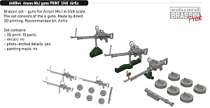 Additions (3D resin printing) 1/48 Avro Anson Mk.I guns (3D-Printed) (designed to be used with Airfix kits)