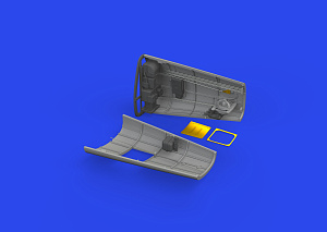 Additions (3D resin printing) 1/48 Messerschmitt Bf-109K-4 radio compartment 3D-Printed (designed to be used with Eduard kits)  