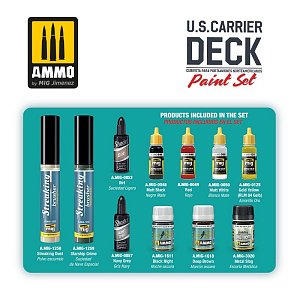 U.S. Carrier Deck Paint Set (Ammo Mig)