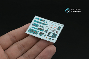 MiG-21MF Fishbed-J (Gorkiy plant) 3D-Printed & coloured Interior on decal paper (Eduard) (with 3D-printed resin parts)