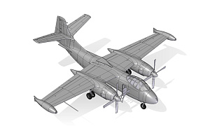 Model kit 1/72 North-American AJ-1 Savage (Roden)