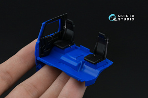 KAMAZ 65115 Dump truck 3D-Printed & coloured Interior on decal paper (Zvezda)
