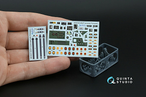HEMTT A0 Family 3D-Printed & coloured Interior on decal paper (Trumpeter) (with 3D-printed resin parts) 