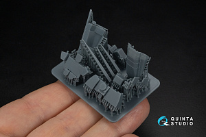 RF-4C Phantom II (early) 3D-Printed & coloured Interior on decal paper (Hasegawa) (Small version) (with 3D-printed resin parts)