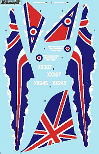 Decal 1/32 BAe Hawk T.1A (1) (Xtradecal)