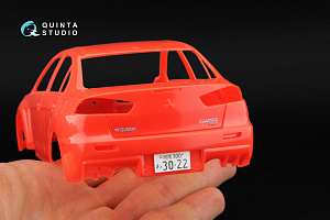 Mitsubishi Lancer Evolution X 3D-Printed & coloured Interior on decal paper (Aoshima)