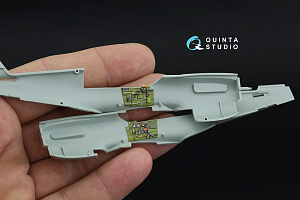 P-40N Warhawk 3D-Printed & coloured Interior on decal paper (Academy) (with 3D-printed resin parts)
