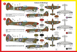 Model kit 1/72 Hawker Tempest F.6 "Over Egypt" (Kovozavody Prostejov)