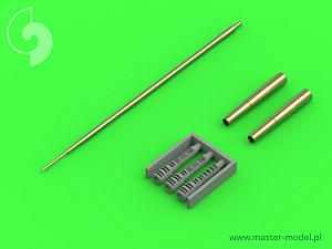 Aircraft detailing sets (brass) 1/72 Mikoyan MiG-19S (Farmer C) - gun barrels set, & Pitot Tube 
