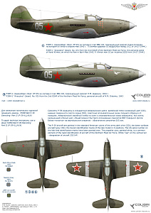 Decal 1/72 Р-39 in the Fleet Air Force (Colibri Decals)