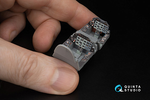 L-39ZA 3D-Printed & coloured Interior on decal paper (Trumpeter) (Small version) (with 3D-printed resin parts)