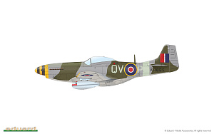 Model kit 1/48 North-American Mustang Mk.IV Profipack edition (Eduard kits)