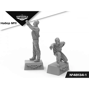 Figures (resin) 1/48 TECHNIQUES OF THE RF Navy. Set No. 11-1 (Temp Models)