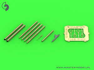 Aircraft guns (brass) 1/48 Curtiss P-40B/C - US version - Browning .30 cal and US type Pitot Tube