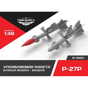 Additions (3D resin printing) 1/48 HIGHLY DETAILED MISSILE R-27 R (Temp Models)