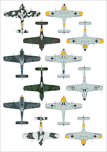 Decal 1/72 JG 54 Vol.1 (Aims)