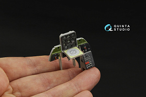 SBD-3/SBD-4 Dauntless Pilot's Cockpit  3D-Printed & coloured Interior on decal paper (Trumpeter)