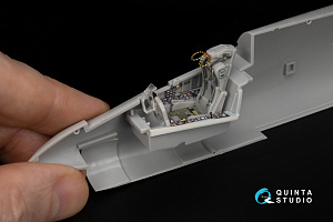 F-8E Crusader 3D-Printed & coloured Interior on decal paper (Hasegawa/Hobby 2000)