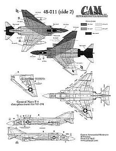 Decal 1/48 McDonnell F-4J/F-4S (2) (CAM)