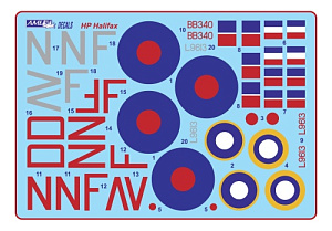 Decal 1/72 Handley-Page Halifax Mk.I/Mk.II in 138 Squadron RAF (AML)