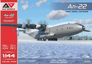 Model kit 1/144 Antonov An-22 (A & A Models)