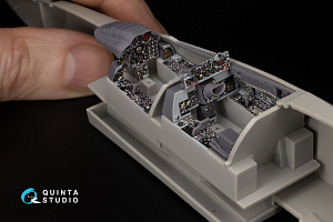 RF-4C Phantom II (late with DMAS) 3D-Printed & coloured Interior on decal paper (Hasegawa) (Small version) (with 3D-printed resin parts)