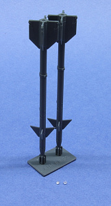 Additions (3D resin printing) 1/32 AIM-9E missile 4 pcs. set. (KepModels)