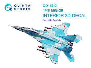 MiG-35 3D-Printed & coloured Interior on decal paper (HobbyBoss)