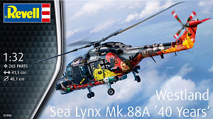 Model kit 1/32 Westland Sea Lynx Mk.88A '40 Years' - Special Paintwork (Revell)