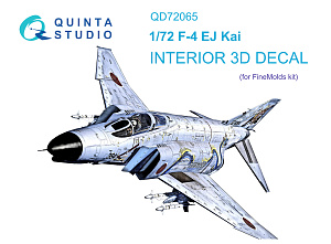 F-4EJ KAI 3D-Printed & coloured Interior on decal paper (FineMolds)