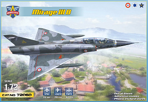 Model kit 1/72 Dassault Mirage IIIB (Modelsvit) 