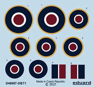 Decal 1/48 Tempest Mk.II roundels (EDU/SP.H.)