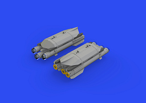 Additions (3D resin printing) 1/32 British Brimstone air-to-ground attack missiles with AGML III rack 