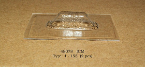 Vacu Canopy 1/48 I-153 - 2 pcs. (ICM) (Rob Taurus)