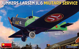 Model kit 1/48 Junkers-Larsen JL.6. Milit.Service (3x camo) (MiniArt)